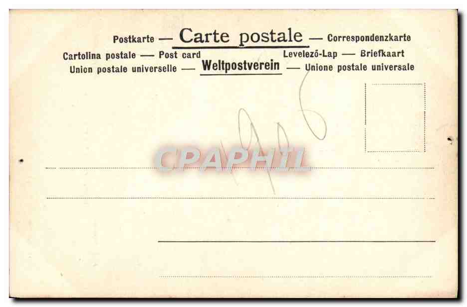 CPA PP Rubens  — Verso