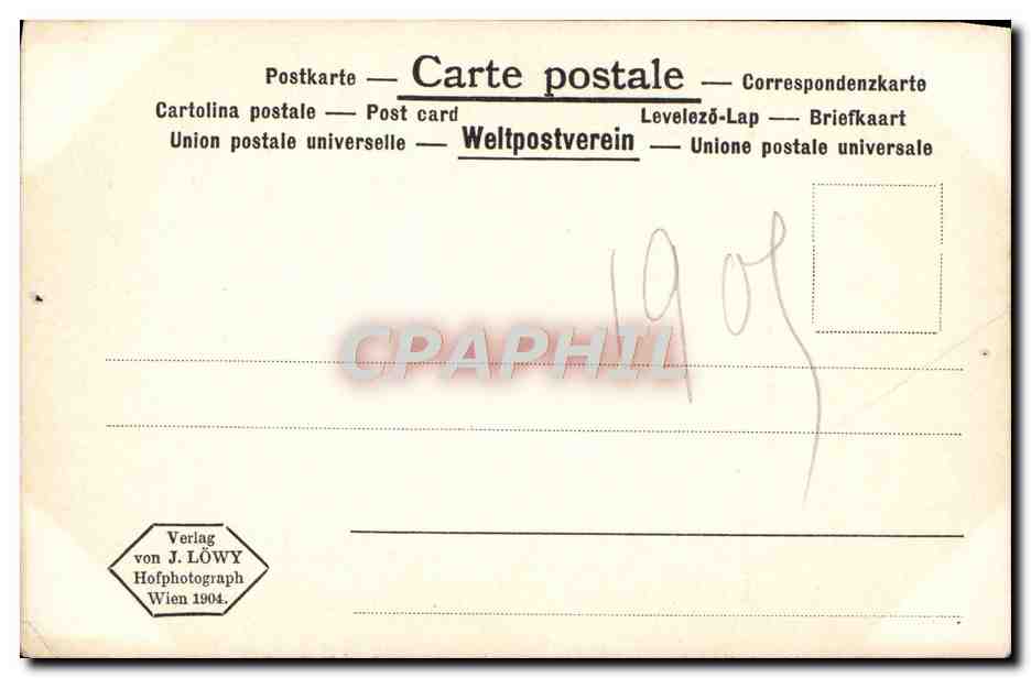 CPA Rembrandt  — Verso