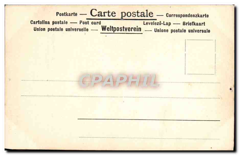 CPA Rembrandt Bildniss seiner Mutter — Verso