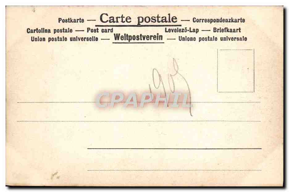CPA J Holbein d j John Chambers  — Verso