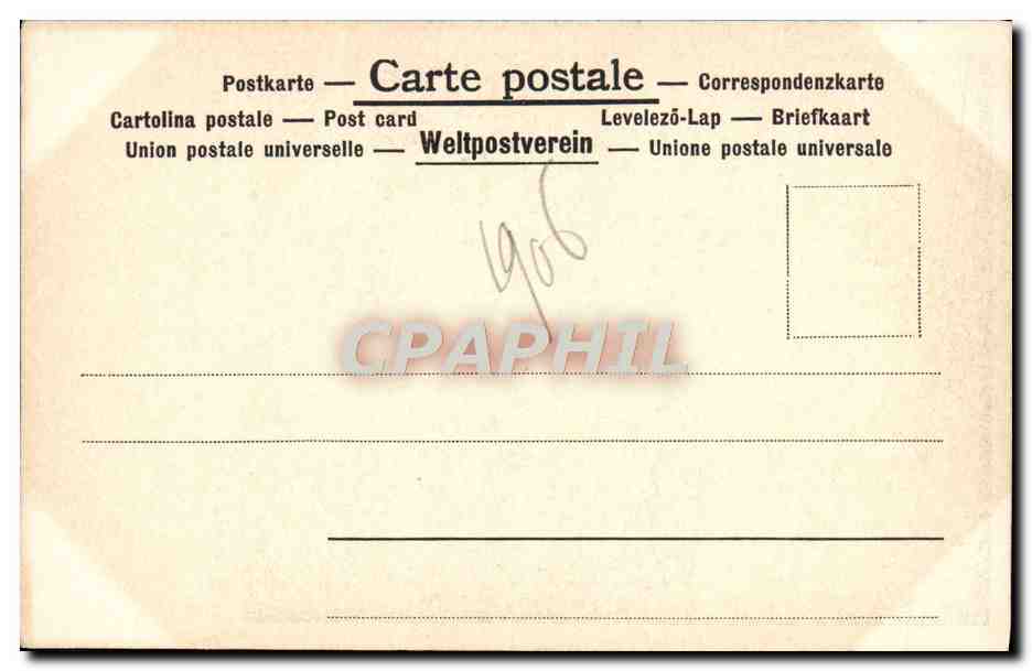 CPA J Holbein d j Bildniss eines Mannes  — Verso