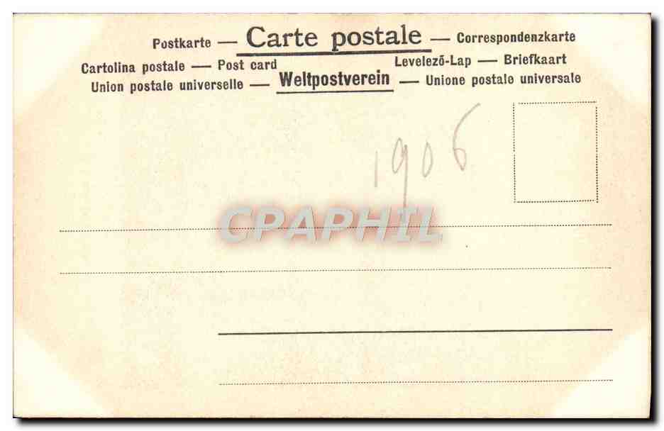 CPA Moretto Die Heil Justina Licorne — Verso