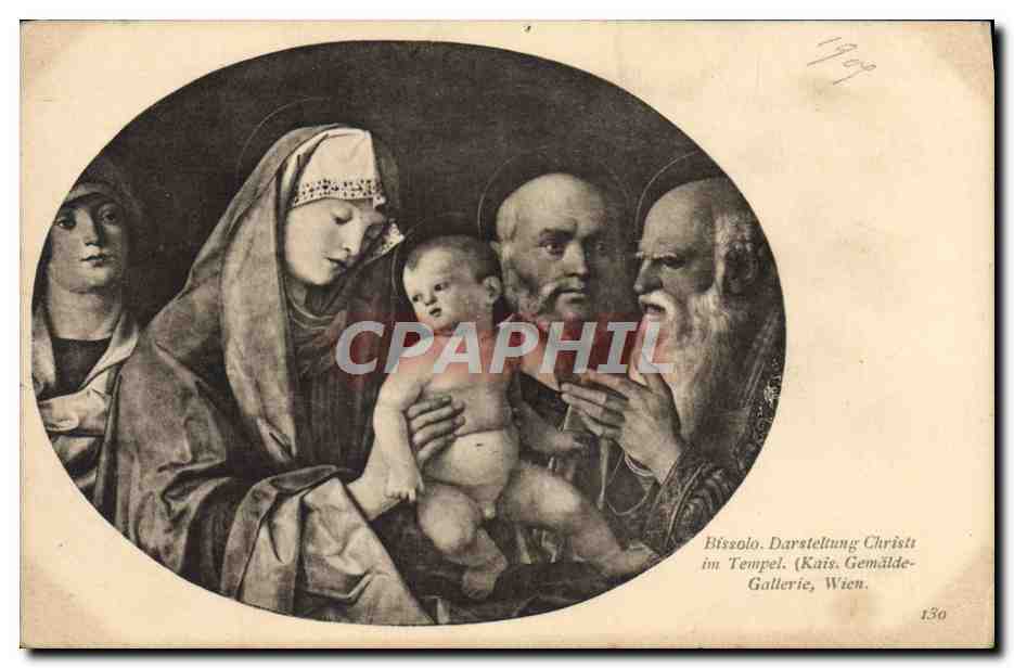 CPA Bissolo Darsteltung Christ im Tempel 
