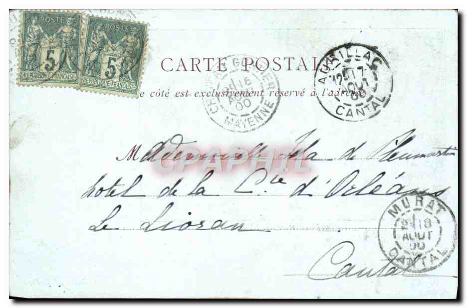 CPA Leon Couturier L'escadre francaise escortant le Tsar Russie Russia  — Verso
