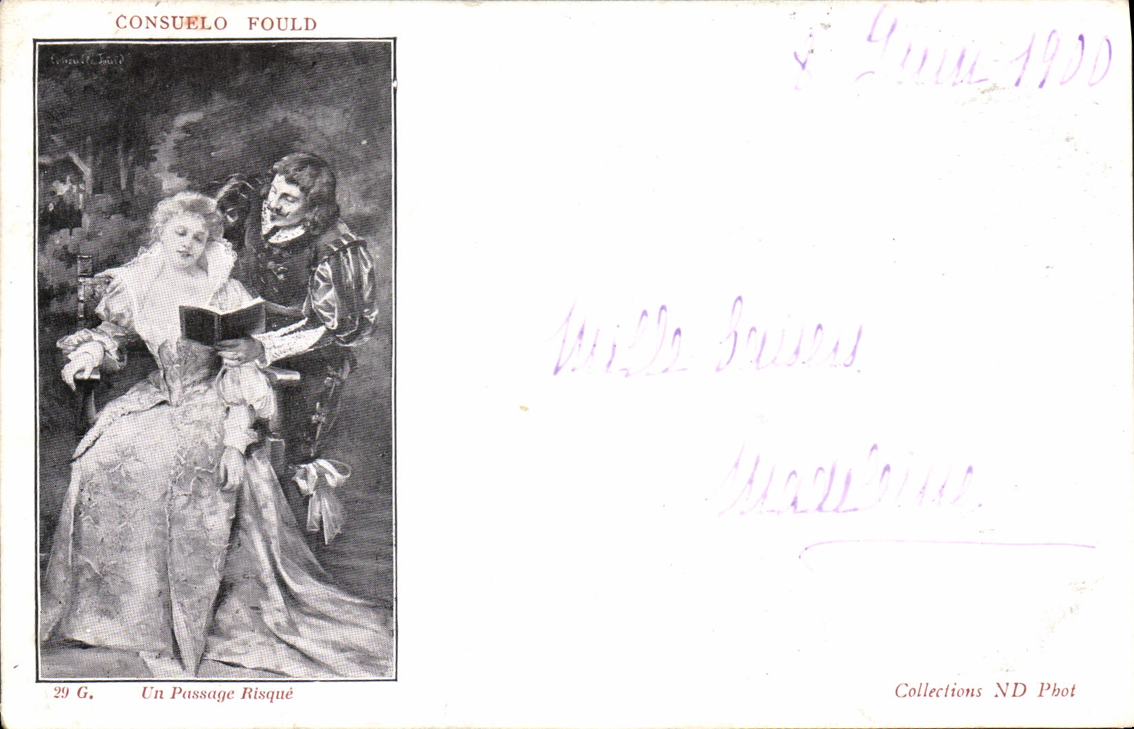 CPA Consuelo Fould Un passage risque