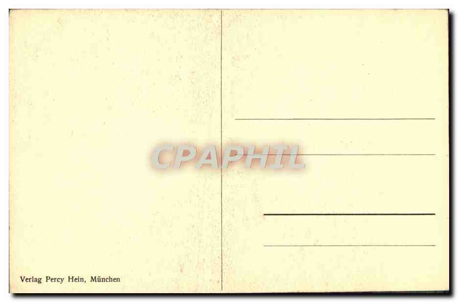 CPA G Palma Il Vecchio Selbstbildnis — Verso