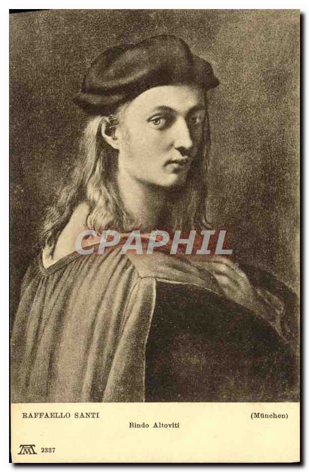 Portrait de Bindo Altoviti — par Raffaello Santi — éditeur F.A. Ackermann, série 226