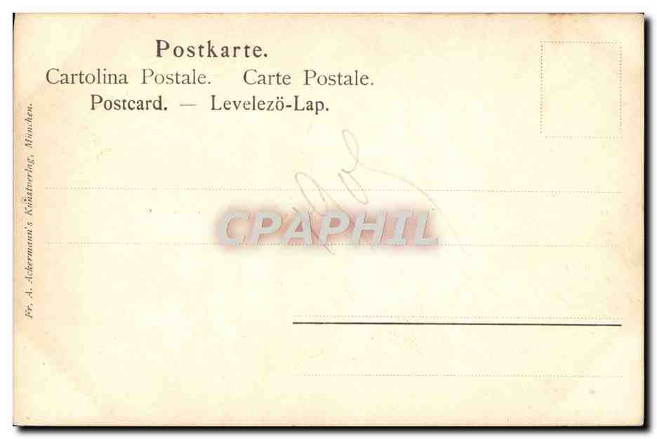 CPA Wurfler Jeux aux Des  — Verso
