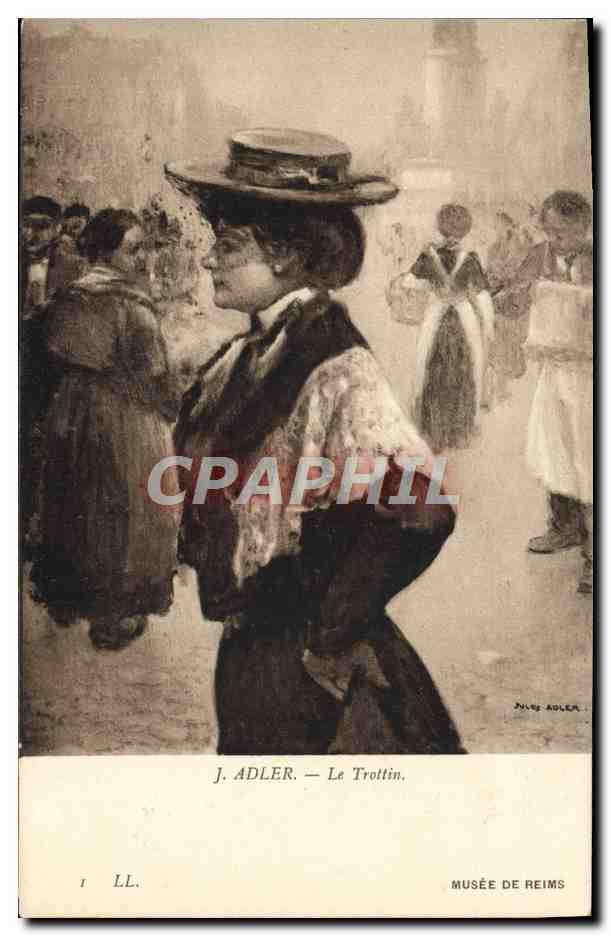 CPA Musee De Reims Adler Le Trottin