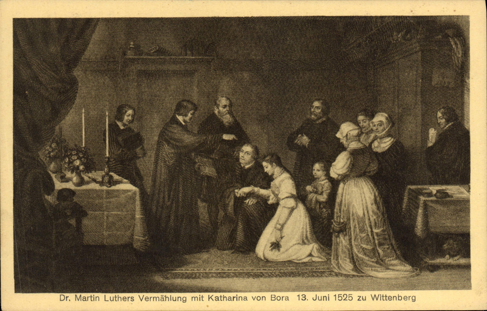 CPA Dr Martin Luthers Vermahlung mit Katharina Wittenberg 