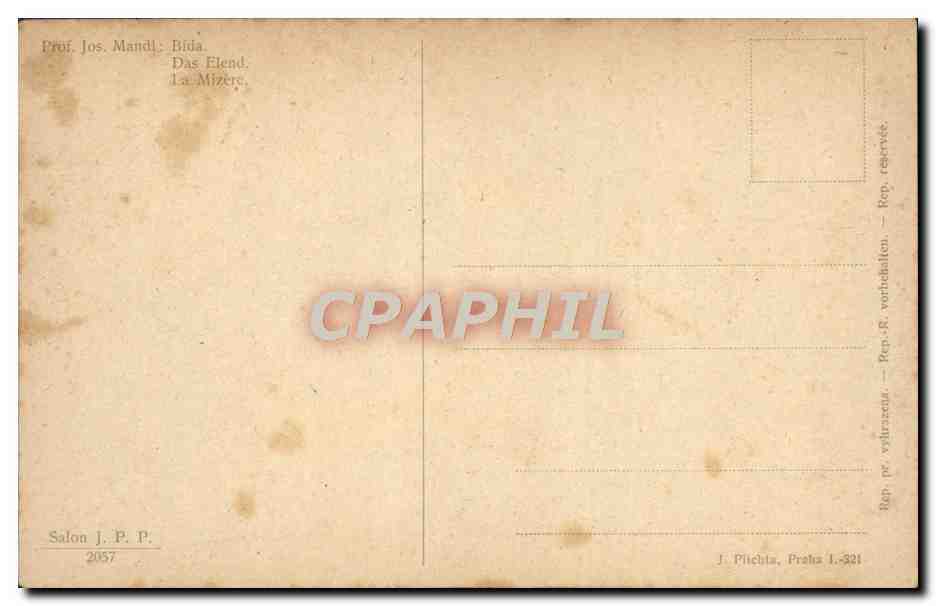 CPA Jos Mandl Bida — Verso
