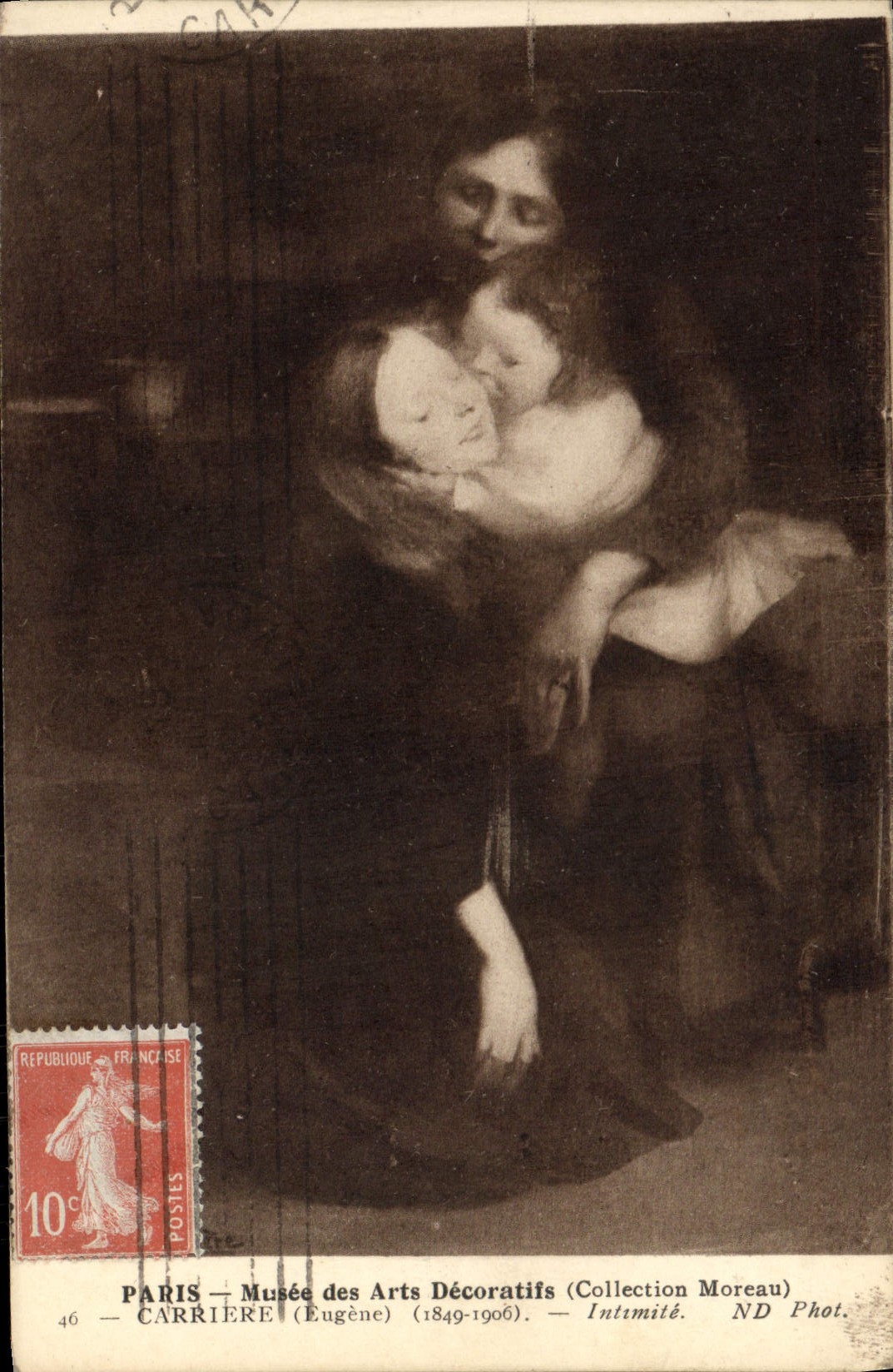 CPA Paris Musee des Arts Decoratifs Carriere Moreau Intimite 