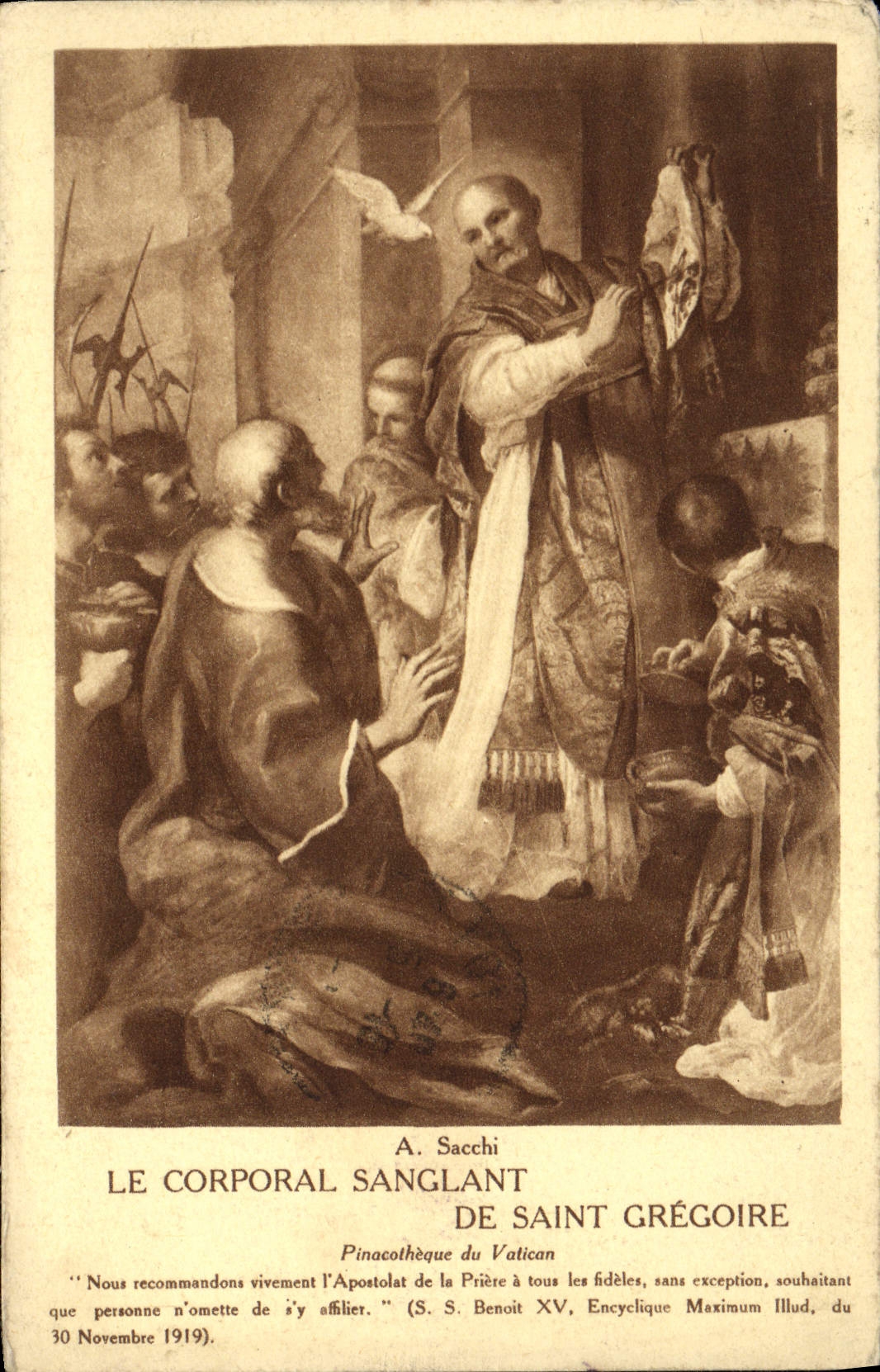 CPA Le Corporal Sanglant de Saint Gregoire Vatican