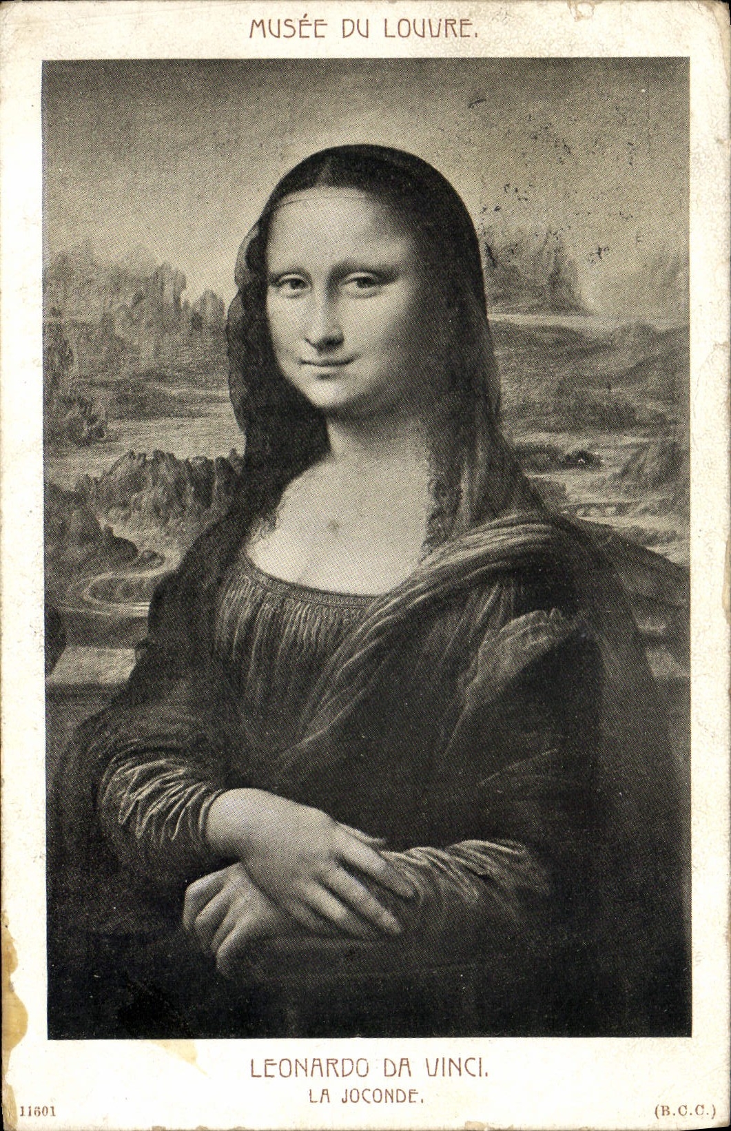 CPA Musee du Louvre Leonardo da Vinci La Joconde 