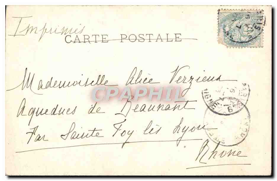 CPA Musee du Louvre Le couronnement de la Vierge Lorenzo — Verso