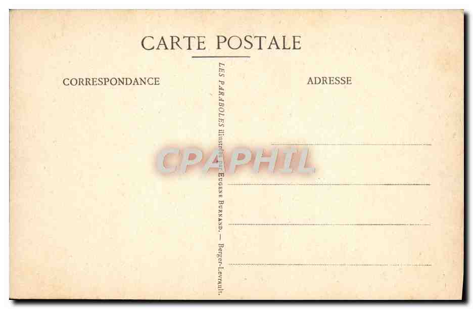 CPA Eugene Burnand Le Pharisien et le Publicain  — Rückseite