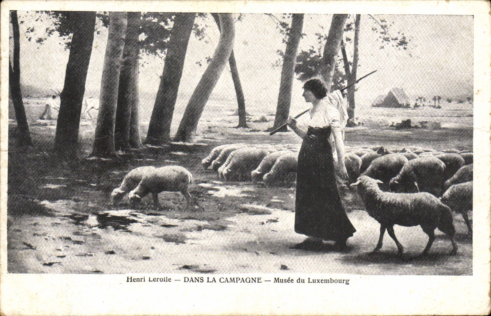 CPA Henri Lerolle Dans La Campagne Musee du Luxembourg 