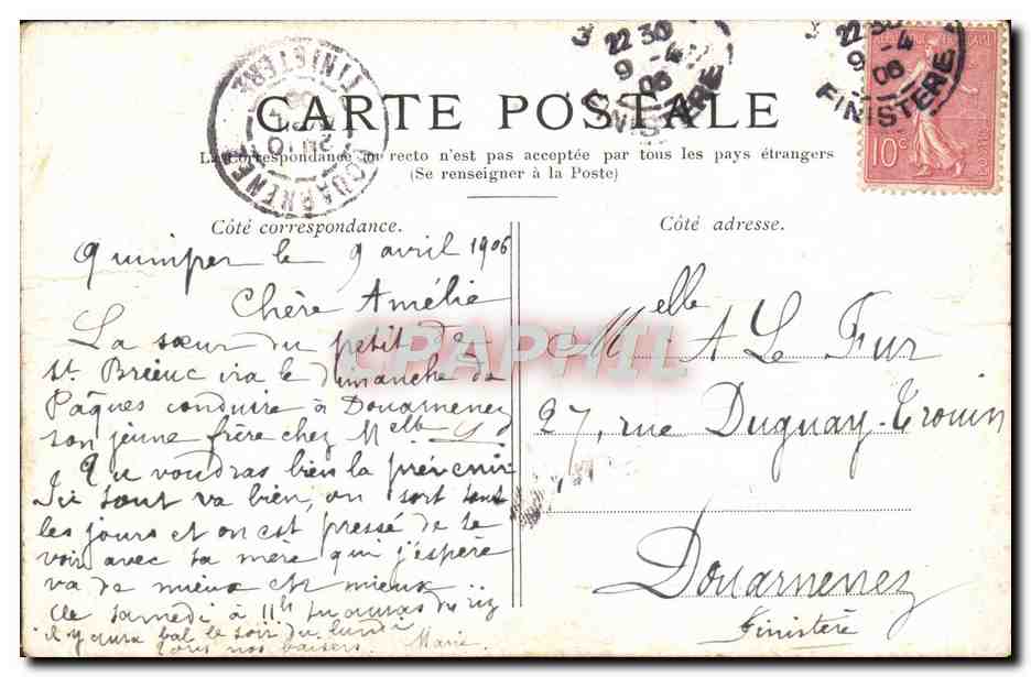 CPA Henri Lerolle Dans La Campagne Musee du Luxembourg  — Verso