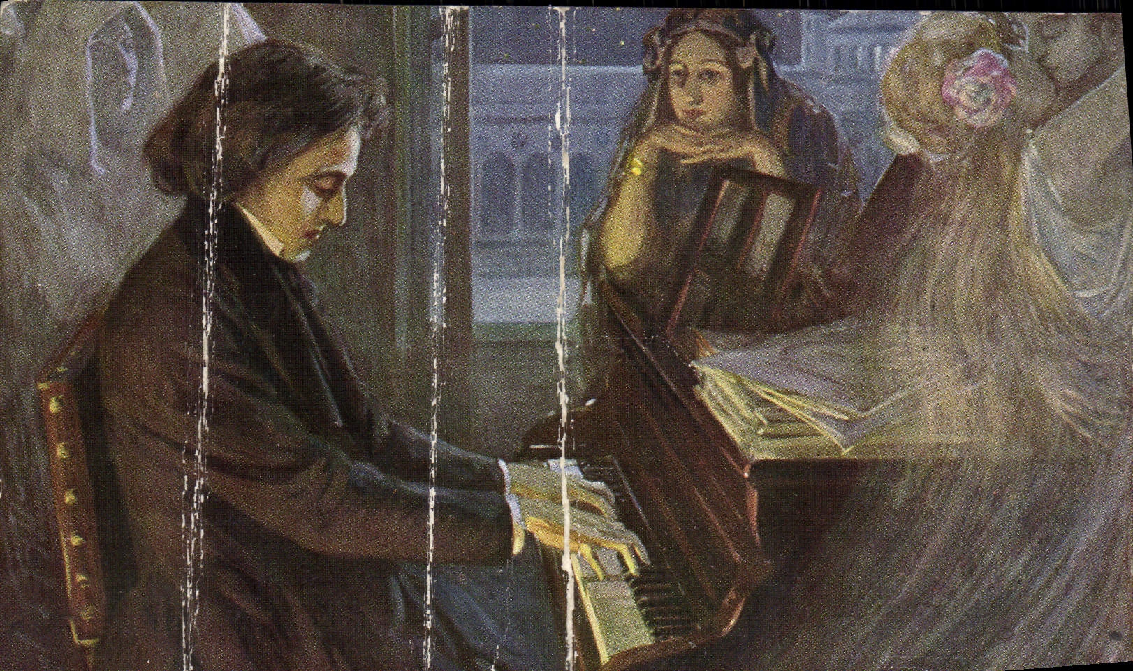Chopin composant « Les Préludes » — L. Balestrieri, n°1245