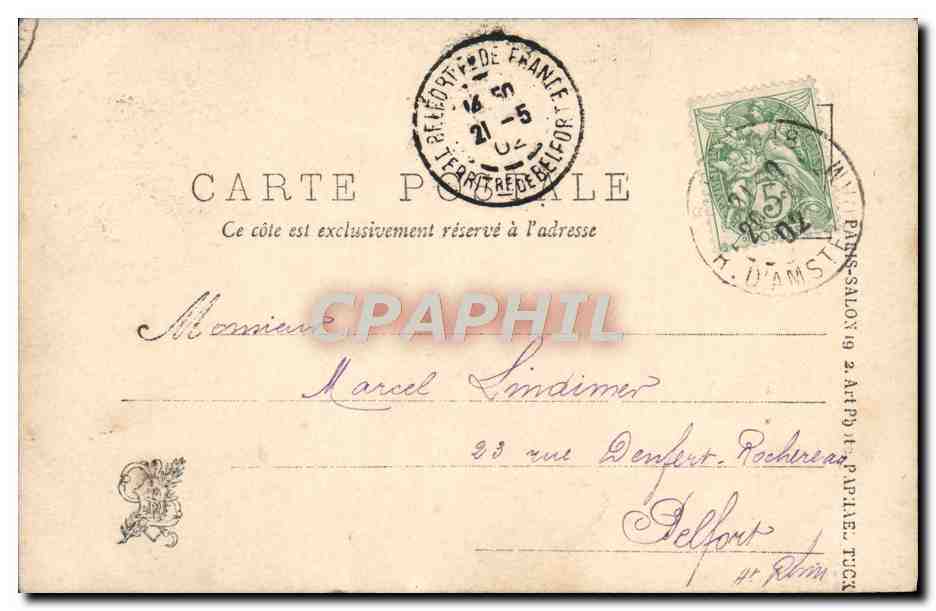 CPA Albert Thomas  — Verso