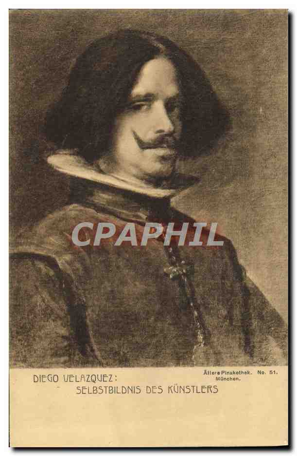 CPA Diego Velazquez Selbstbildnis des Kunstlers