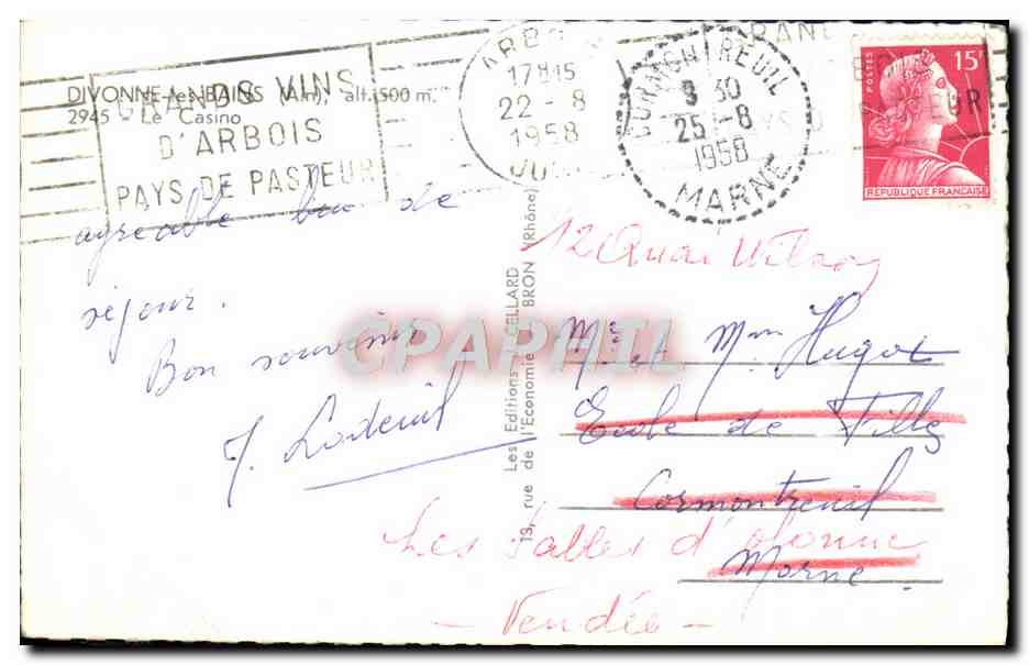 Divonne-les-Bains — Le Casino Pasteur — Éditions de l'Économie — Reverso