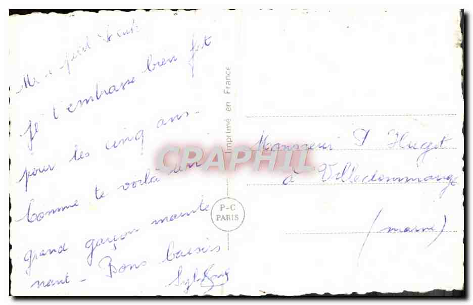 CPA Fantaisie Enfant — Rückseite