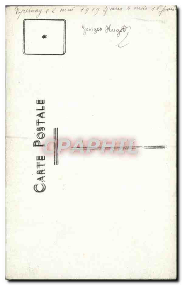 CARTE PHOTO Enfant — Rückseite