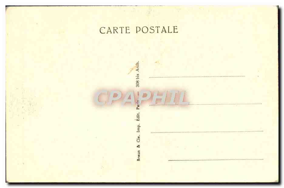 CPA Rouen La Cathedrale Grand Portail Porte Principale  — Rückseite