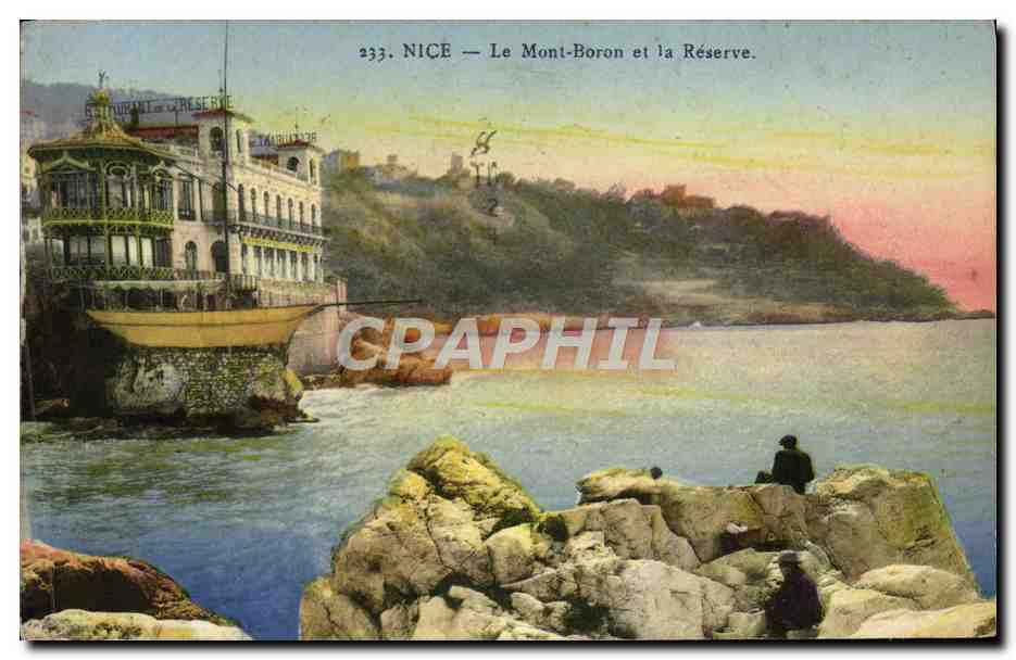 CPA Nice le Mont Boron et la Reserve 