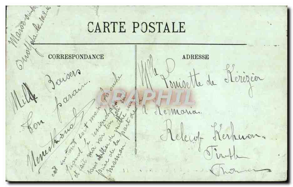 Arabe faisant la Prière — SCÈNES ET TYPES — LL. — n° 6006 — Back