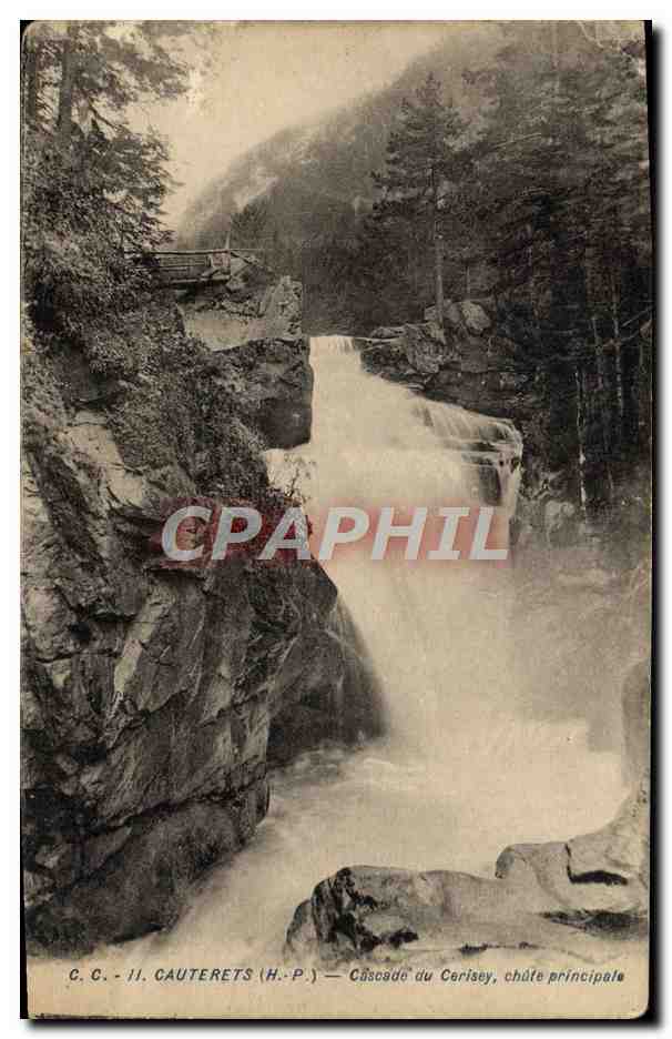 CPA Cauterets Cascade du Cerisey Chute Principale 