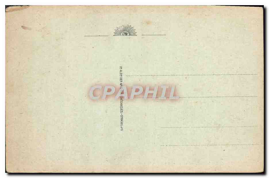 CPA Strasbourg La Cathedrale Portail Sud  — Verso