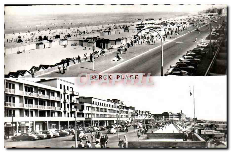 CPM Berck Plage La Plage Nord La Promenade