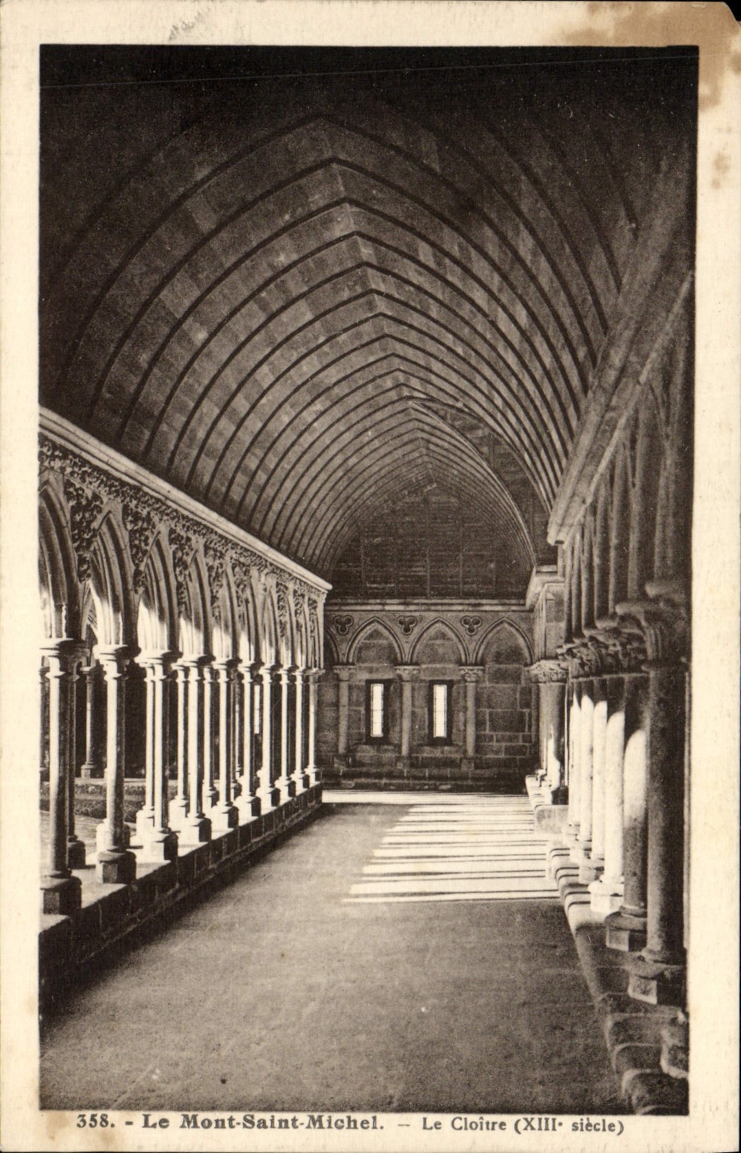 Le Mont-Saint-Michel — Le Cloître (XIIIe siècle) — Laurent Néel, n° 358