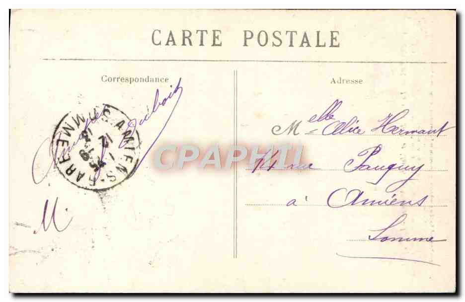 CPA Angers La Cathedrale Et Montee St Maurice — Rückseite