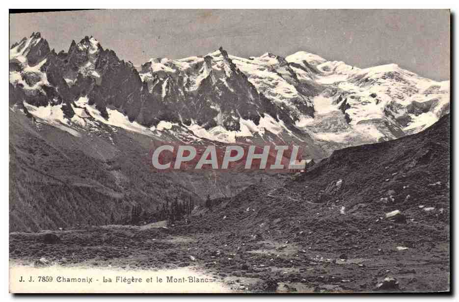 CPA Chamonix La Flegere Et Le Mont Blanc