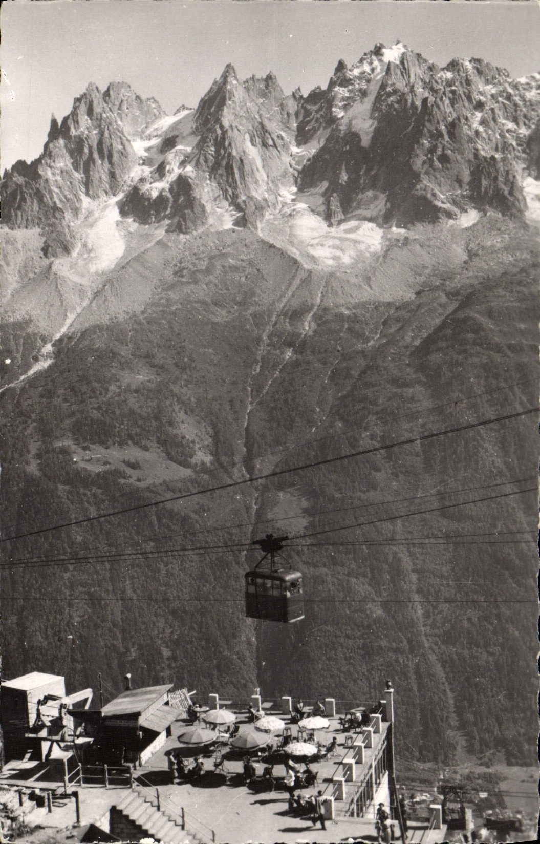 CPM Chamonix Massif Du Mont Blanc Teleferique