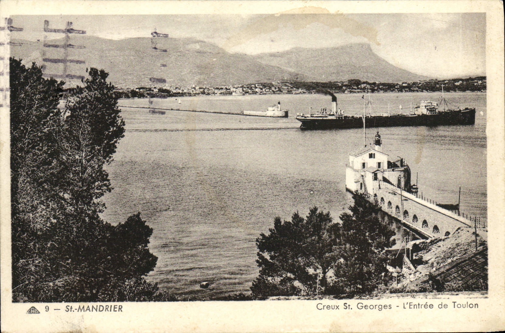 St-Mandrier — Entrée de Toulon — Cie des Arts Photographiques