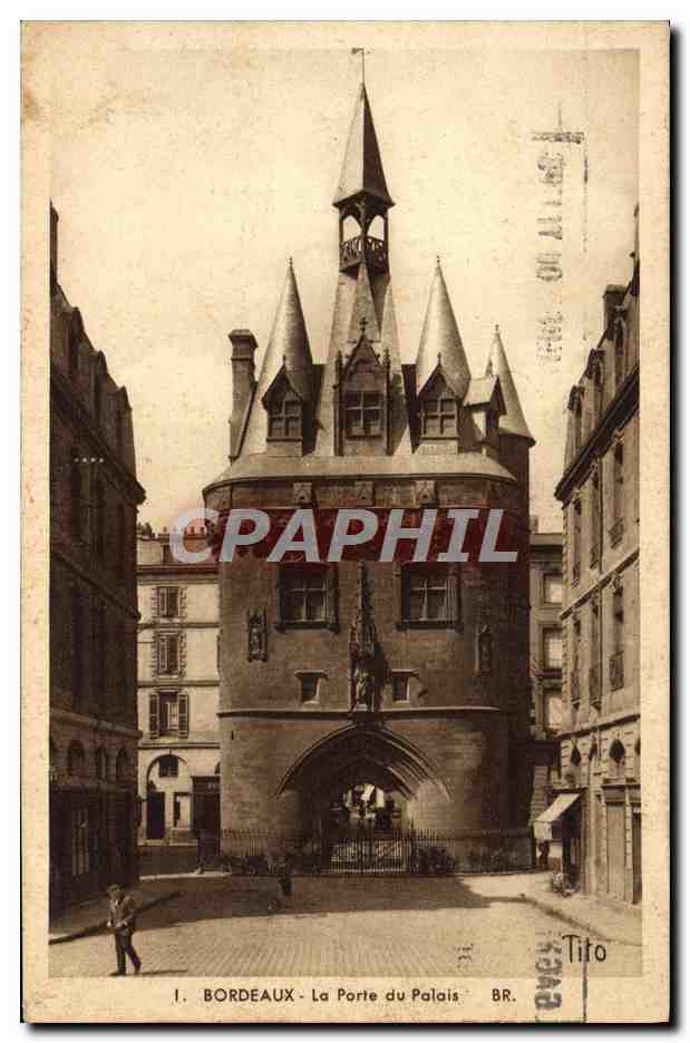 CPA Bordeaux La Porte Du Palais