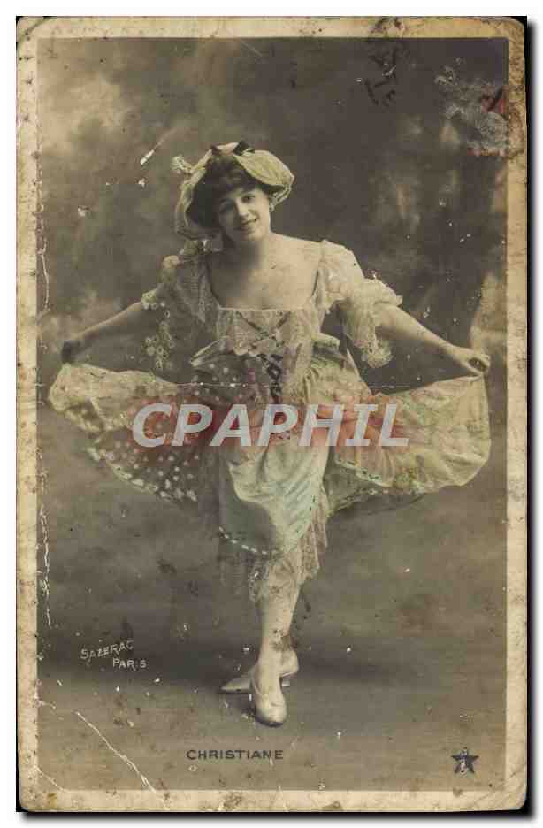 CPA Christiane Femme
