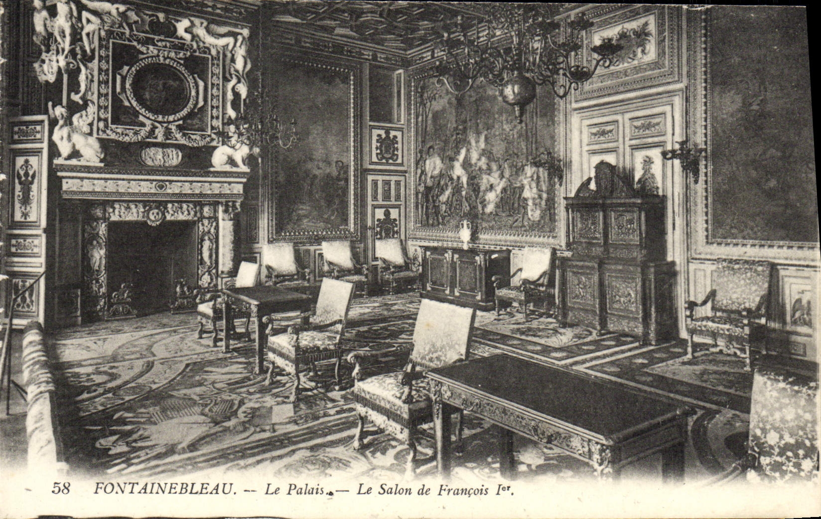 Fontainebleau — Le Palais — Le Salon de François Ier — n°58