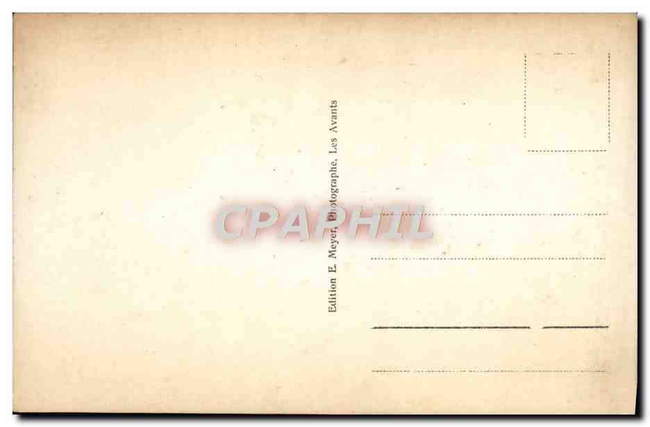 CPA Dent De Jaman Rochers De Naye — Rückseite