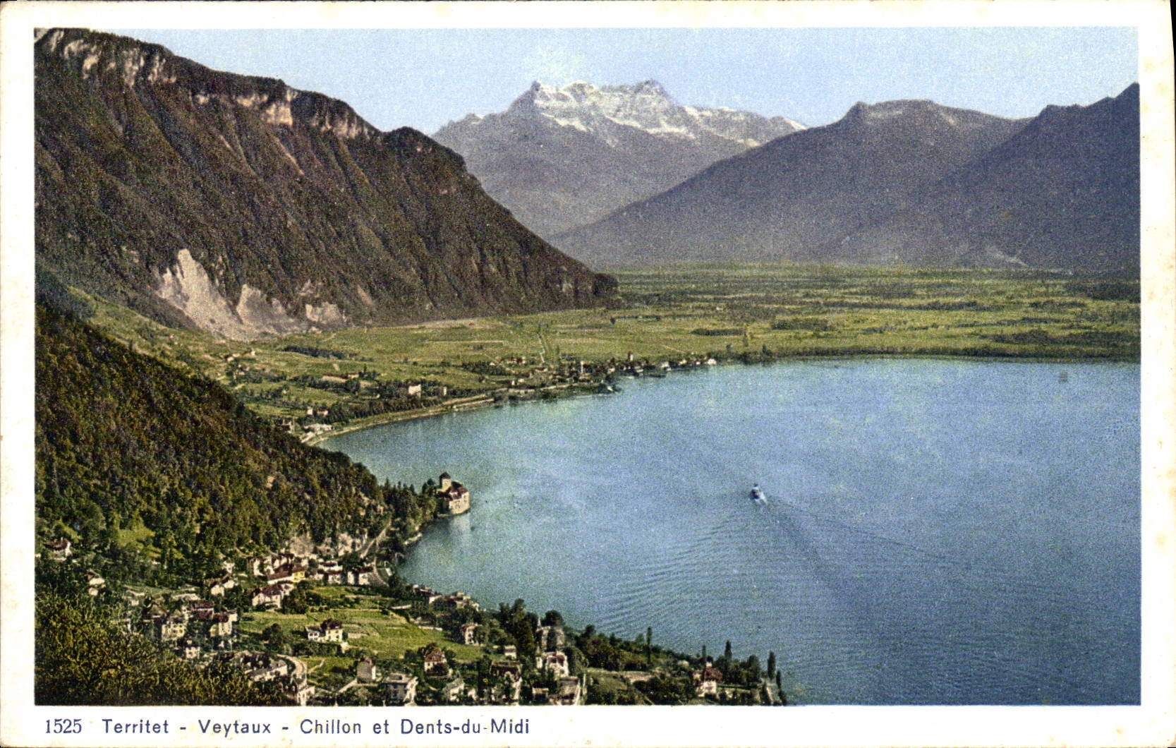 CPA Territet Veytaux Chillon Et Dents Du Midi