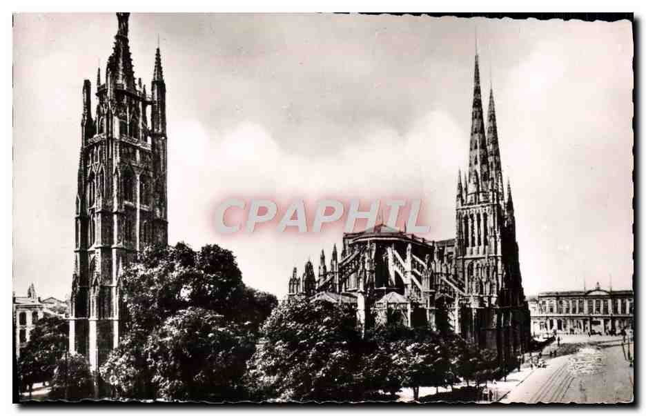 CPM Bordeaux La Cathedrale Et La Tour