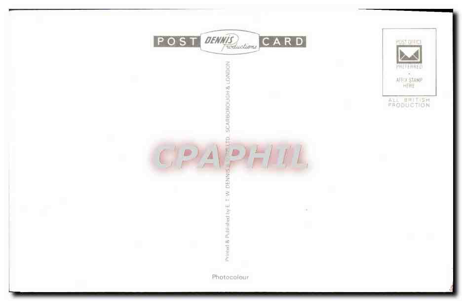 Sunset over South Stack Lighthouse, Holyhead, Anglesey — CPAPHIL A.1307 — Rückseite