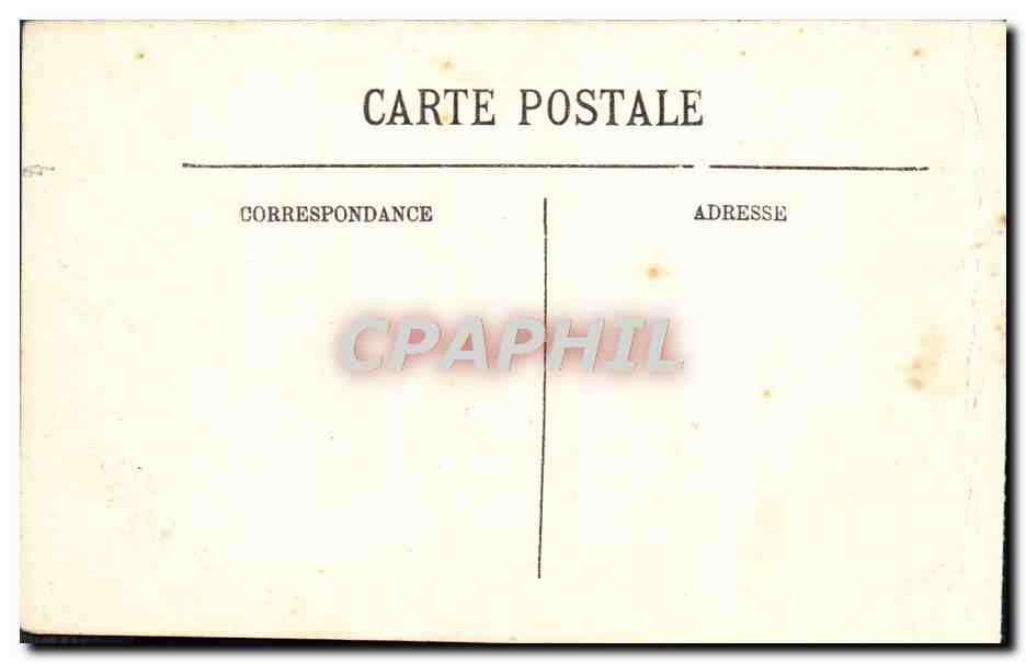 Cartolina d'epoca Fontainbleau Le Palais L'Escalier Du Fer Cheval — Verso