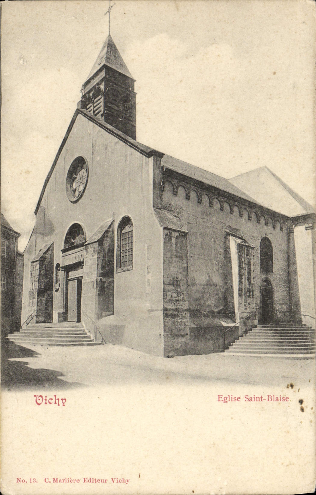 CPA Vichy Eglise Saint Blaise
