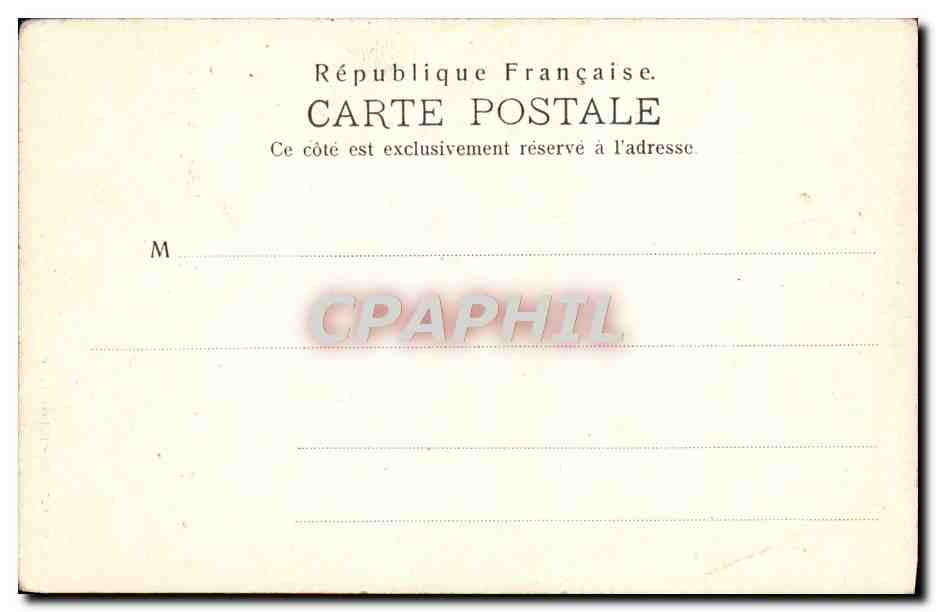 CPA Vichy Eglise Saint Blaise — Rückseite