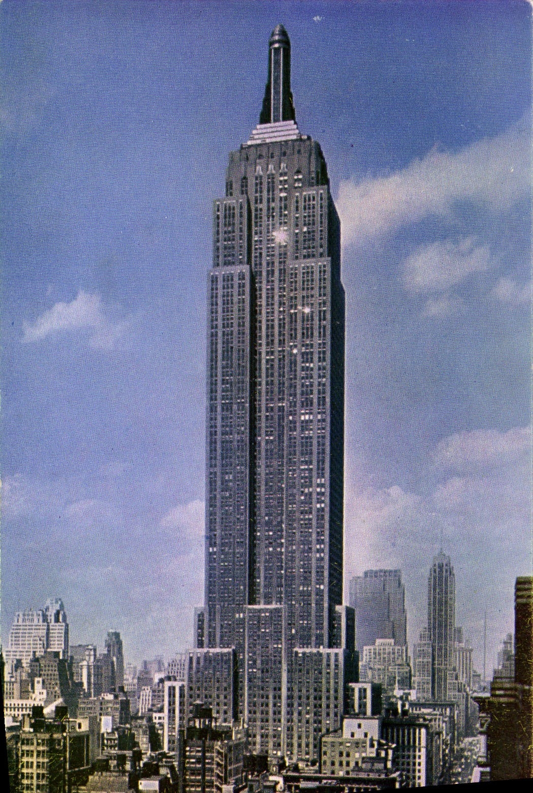 CPm Empire State Building New York City Fifth Avenue 